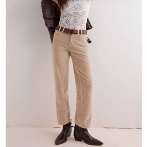 We The Free People Revolve Risk Taker Cord Jeans Corduroy Birch Beige 29 ALTERED